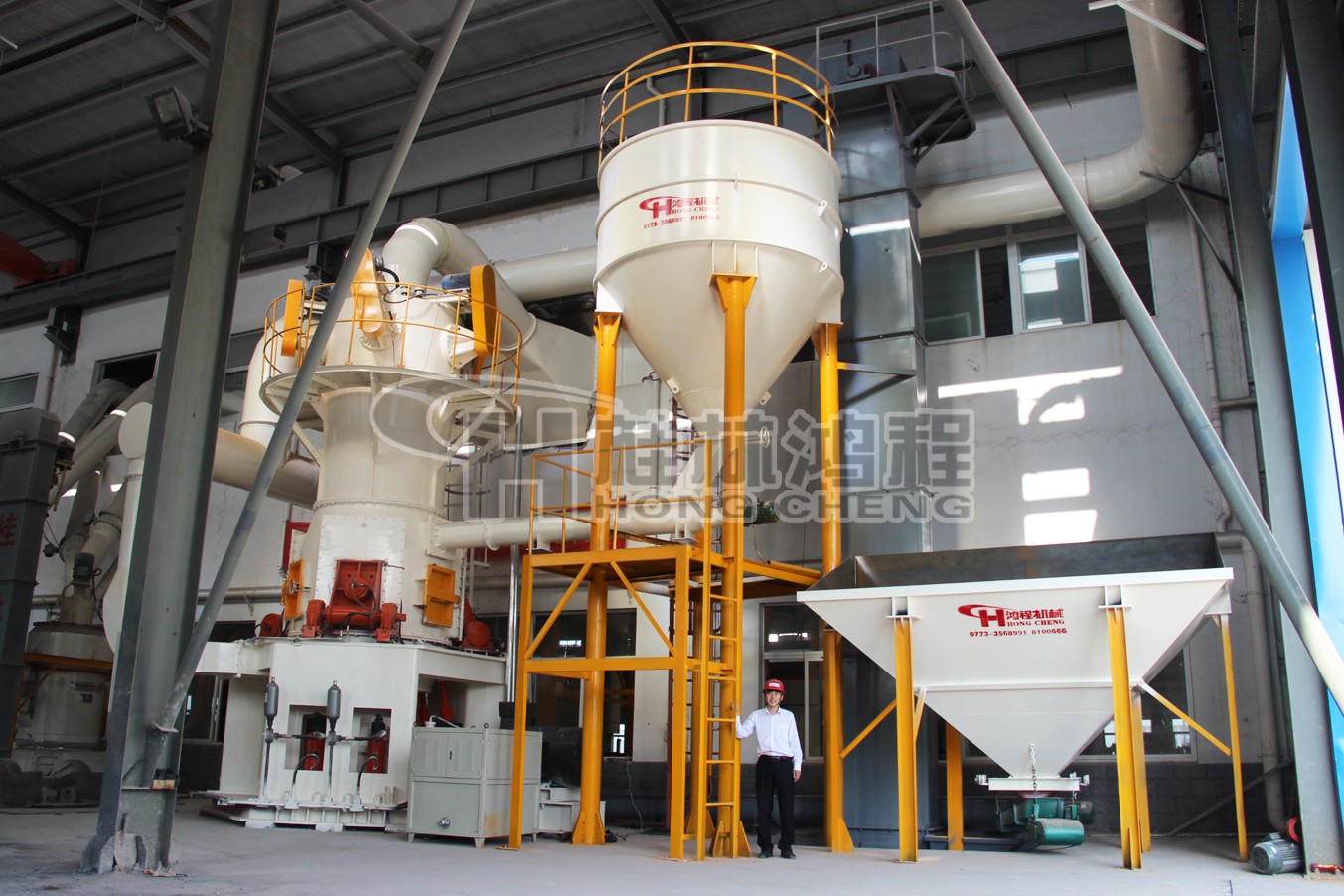 碳酸鈣生產線立磨全套磨粉機設備配置有那些,石灰石磨粉機,立磨,雷蒙磨,超細磨粉機
