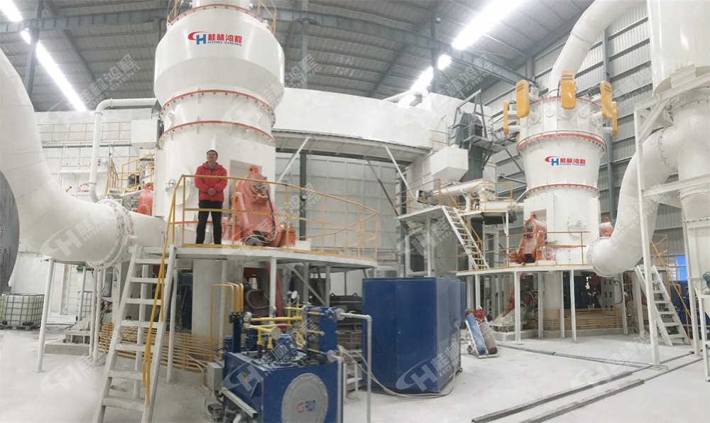 3米8磨機時產1噸重鈣磨機型號HLMX2400超細粉立式磨粉機 3米8磨機時產1噸重鈣磨機型號超細立磨HLMX2400超細粉立式磨粉機